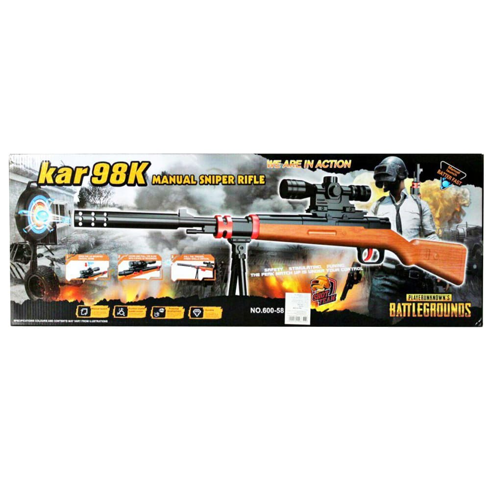 تفنگ بازی طرح اسنایپر مدل KAR98K کد 600 — تصویر ۲