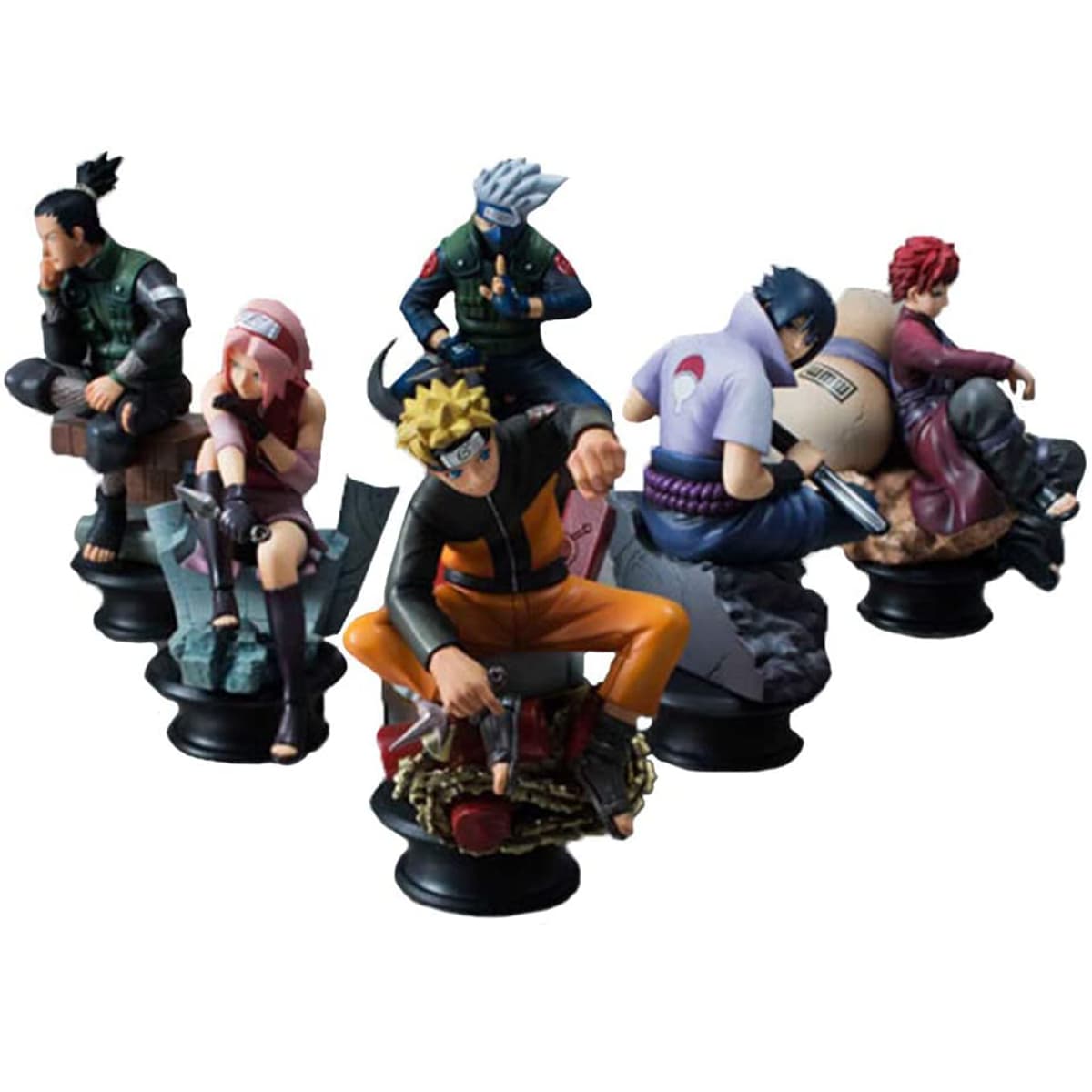 فیگور طرح ناروتو NARUTO مجموعه 6 عددی