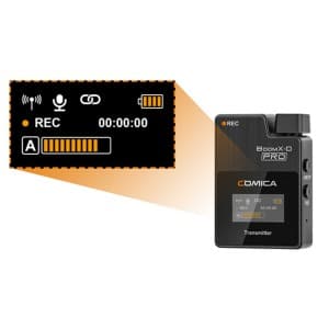 میکروفون یقه ای بی سیم کامیکا مدل BoomX-D Pro D1 — تصویر ۴