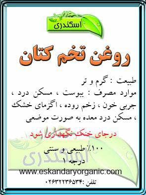 روغن تخم کتان اصل — تصویر ۲