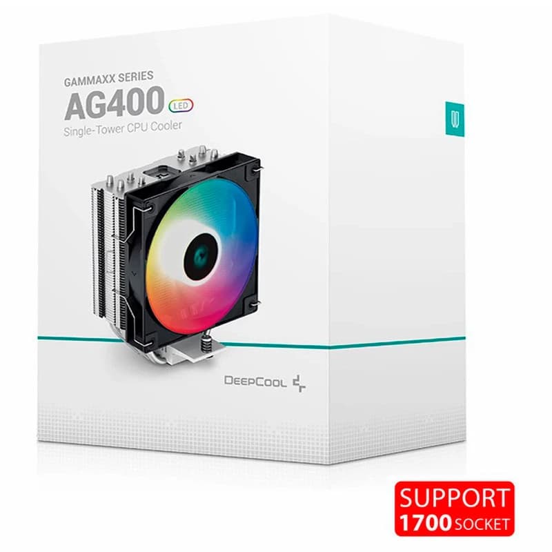 خنک کننده پردازنده دیپ کول GAMMAXX AG400 LED — تصویر ۲