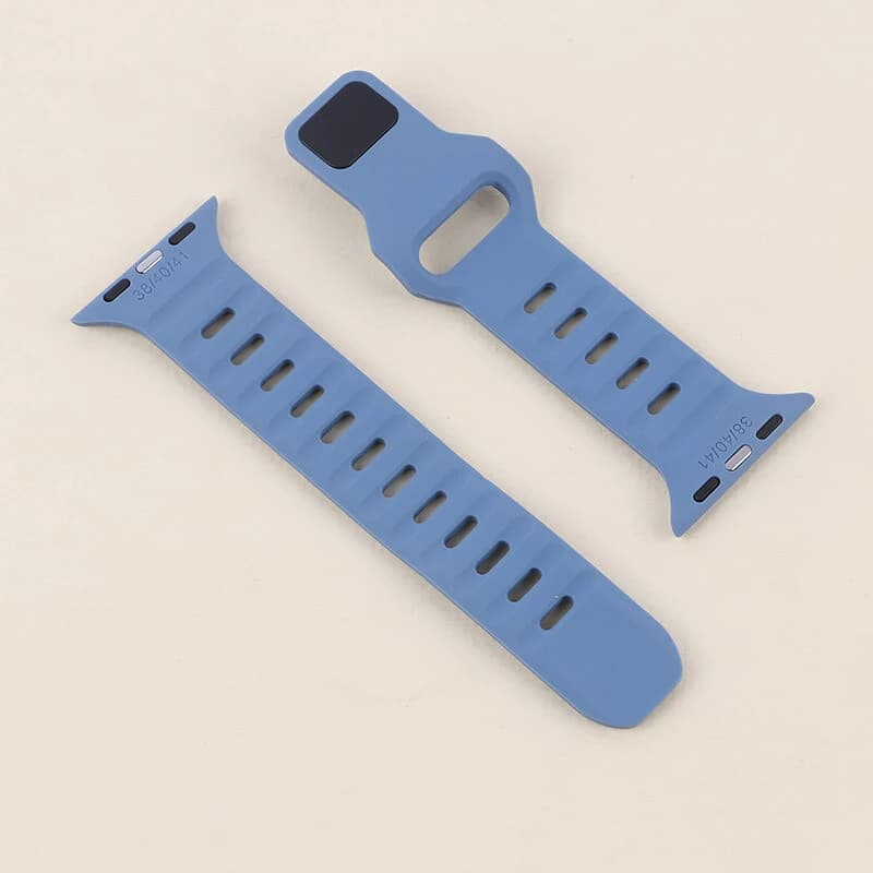 بند اپل واچ سیلیکونی پافری ساده Slicto سایز 38/40/41 میلی متری — تصویر ۵