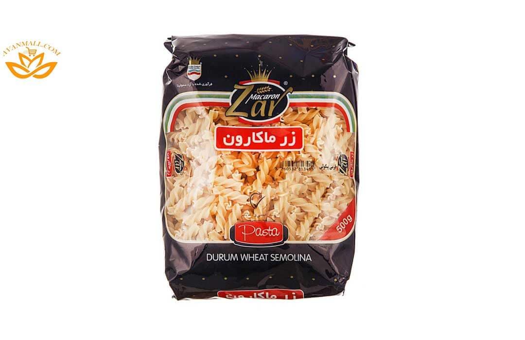 پاستا پیکولی 500 گرمی زر ماکارون در کارتن 20 عددی — تصویر ۲