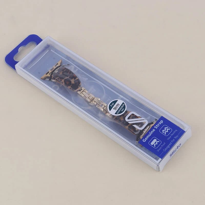 بند اپل واچ Slicto سایز 42/44/45/46/49 میلی متری طرح رزین گوشواره — تصویر ۲