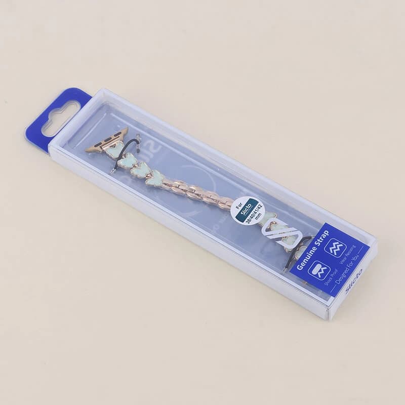 بند اپل واچ Slicto سایز 38/40/41/42 میلی متری طرح دیاموند پروانه رزینی — تصویر ۲