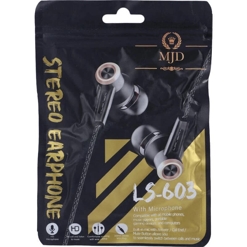هندزفری سیمی MJD LS-603 — تصویر ۴