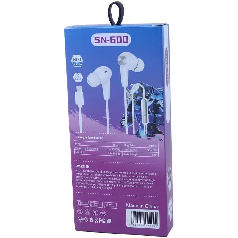 هندزفری تایپ سی SN-600 — تصویر ۷