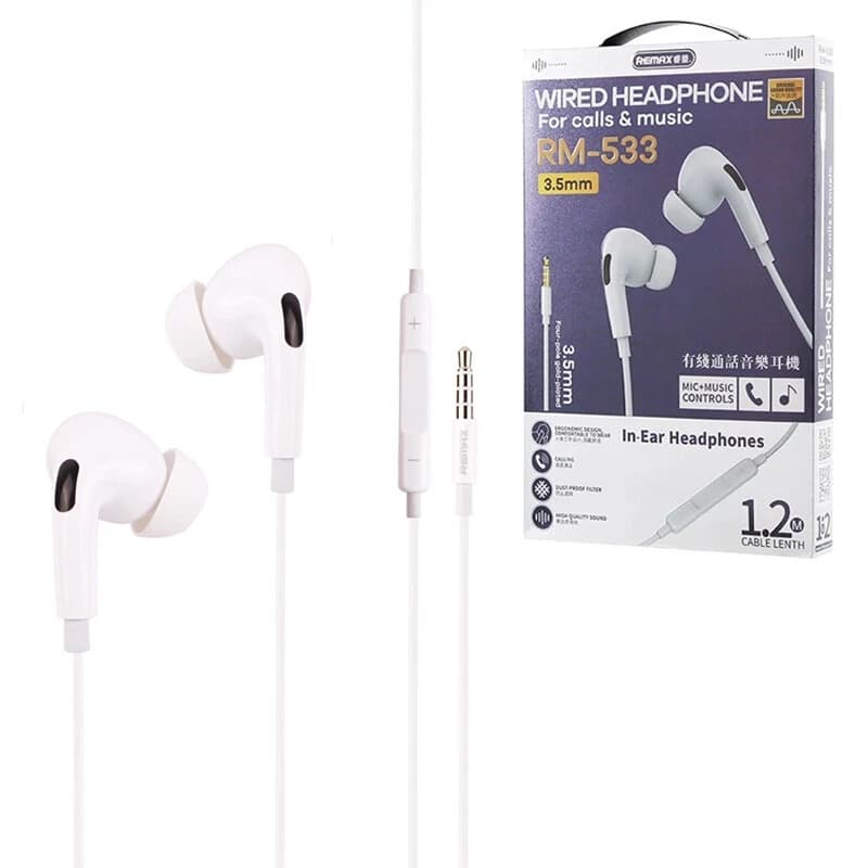 هندزفری سیمی ریمکس RM-533
