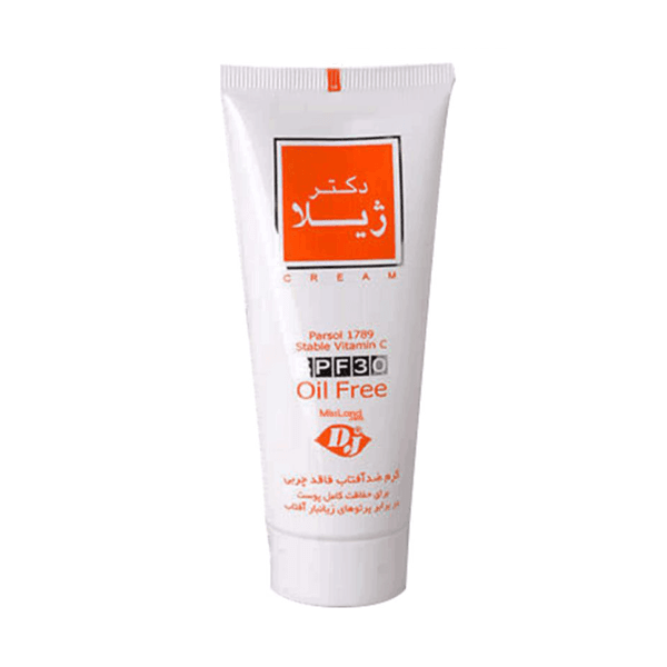 کرم ضد آفتاب بی رنگ SPF 30 دکتر ژیلا