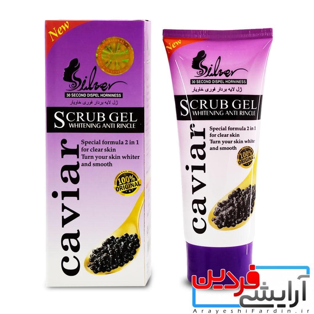 ژل لایه بردار خاویار سیلورمون silvermoon