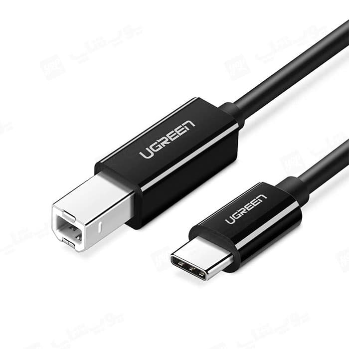 کابل تبدیل پرینتر تایپ C به USB-B یوگرین مدل US241 به طول 1.5 متر — تصویر ۲