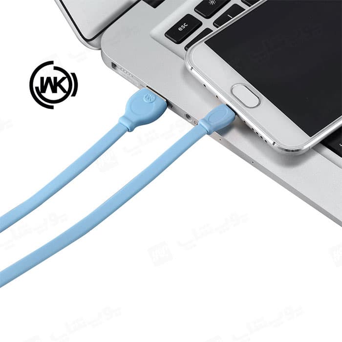 کابل شارژ USB به لایتینگ ویکام مدل WDC-023 به طول 2 متر — تصویر ۲