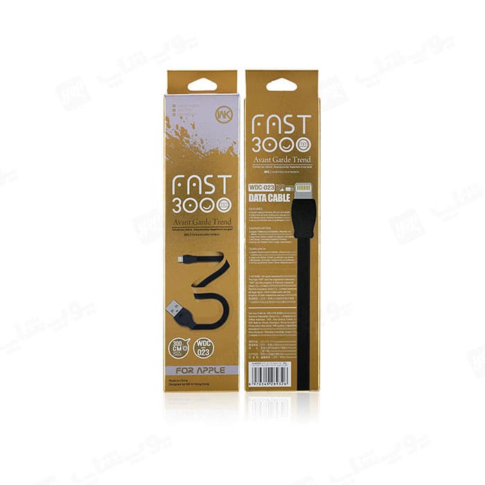 کابل شارژ USB به لایتینگ ویکام مدل WDC-023 به طول 3 متر — تصویر ۶