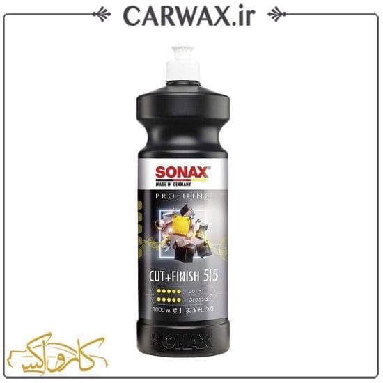 پولیش تک مرحله ای یک لیتری کات اند فینیش سوناکس Sonax Car Polish Profiline Cut & Finish 1L