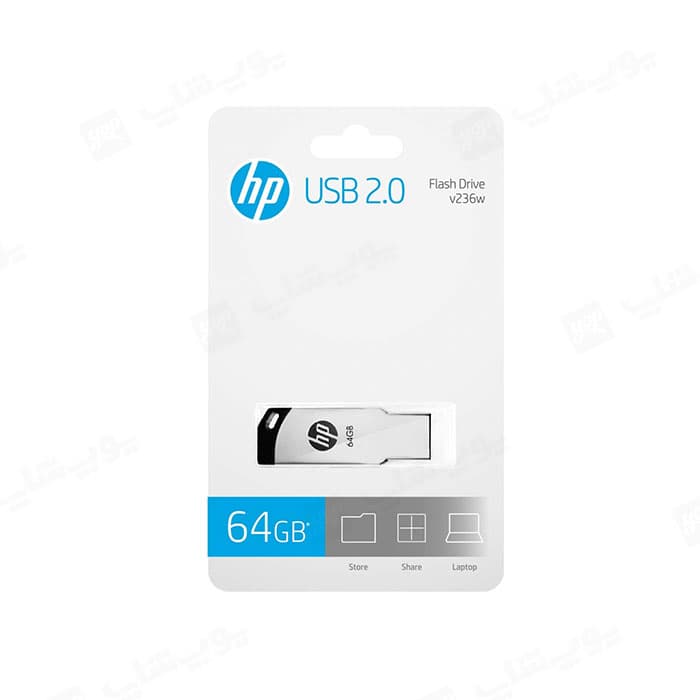 فلش مموری اچ پی مدل v236w USB2.0 با ظرفیت 64 گیگابایت — تصویر ۲