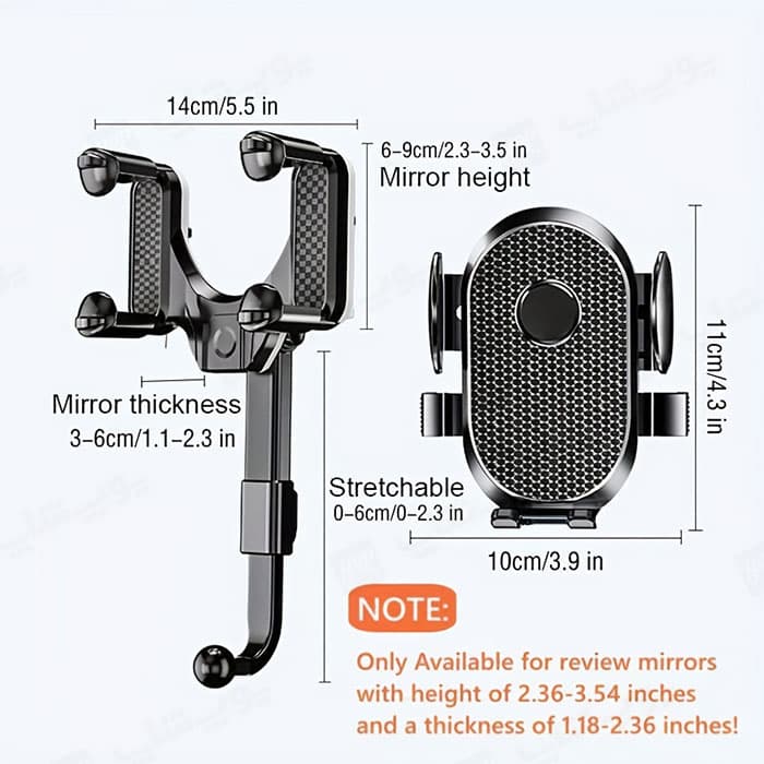 هولدر گوشی موبایل Mirror Phone Mount — تصویر ۴