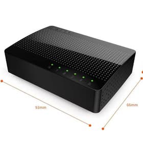 سوییچ شبکه تندا مدل SG105 ظرفیت ۵ پورت گیگابیت — تصویر ۳