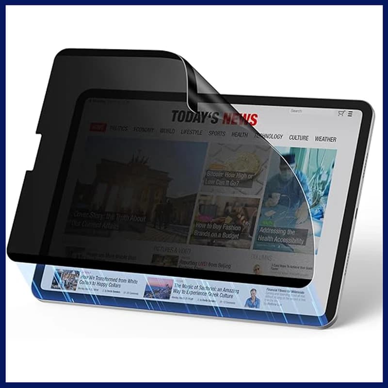 گلس تبلت اپل iPad Air 5 10.9 مدل نانو هیدروژل پرایوسی برند هوکو — تصویر ۵