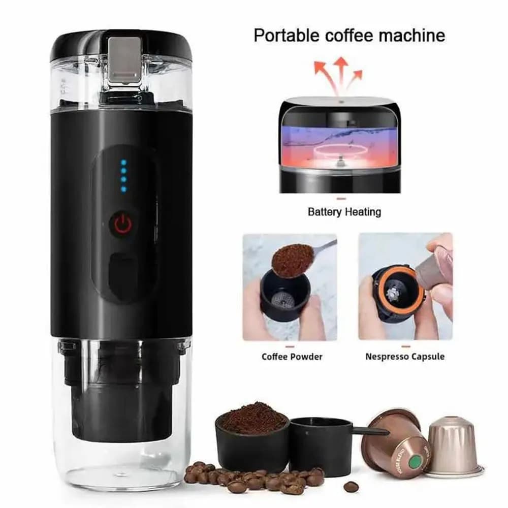 دستگاه اسپرسو ساز شارژی mini electric espresso maker t-colors — تصویر ۲