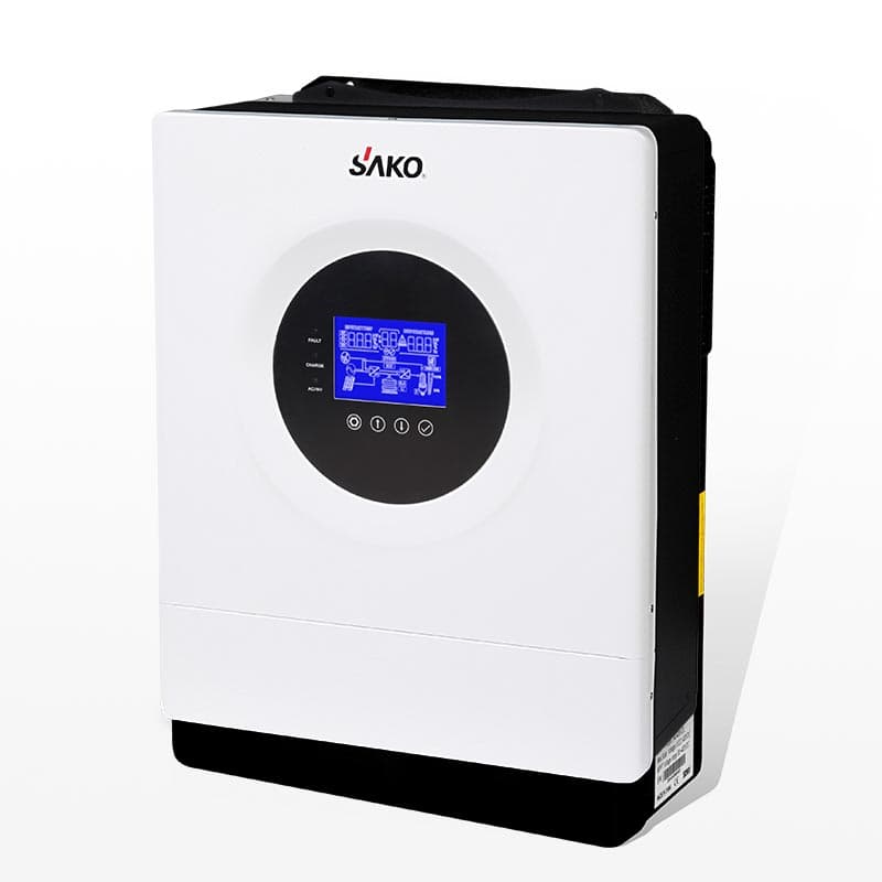 اینورتر خورشیدی هیبرید تک فاز 10 کیلووات، 48 ولت، 200 آمپر، برند ساکو، مدل SUNSEE AMERY 10KW — تصویر ۴