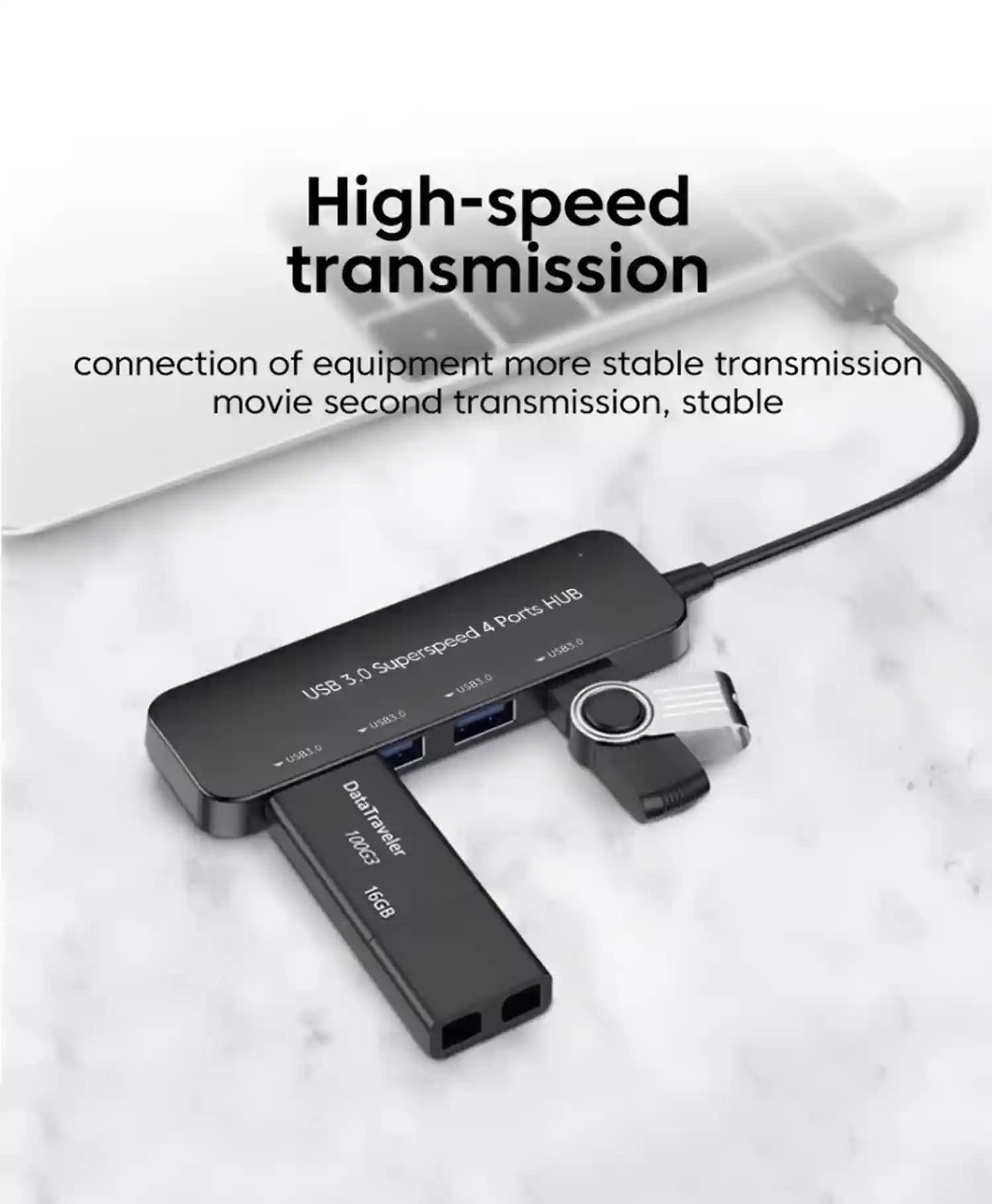 هاب 4 پورت USB 3.0 کینگ دام — تصویر ۴