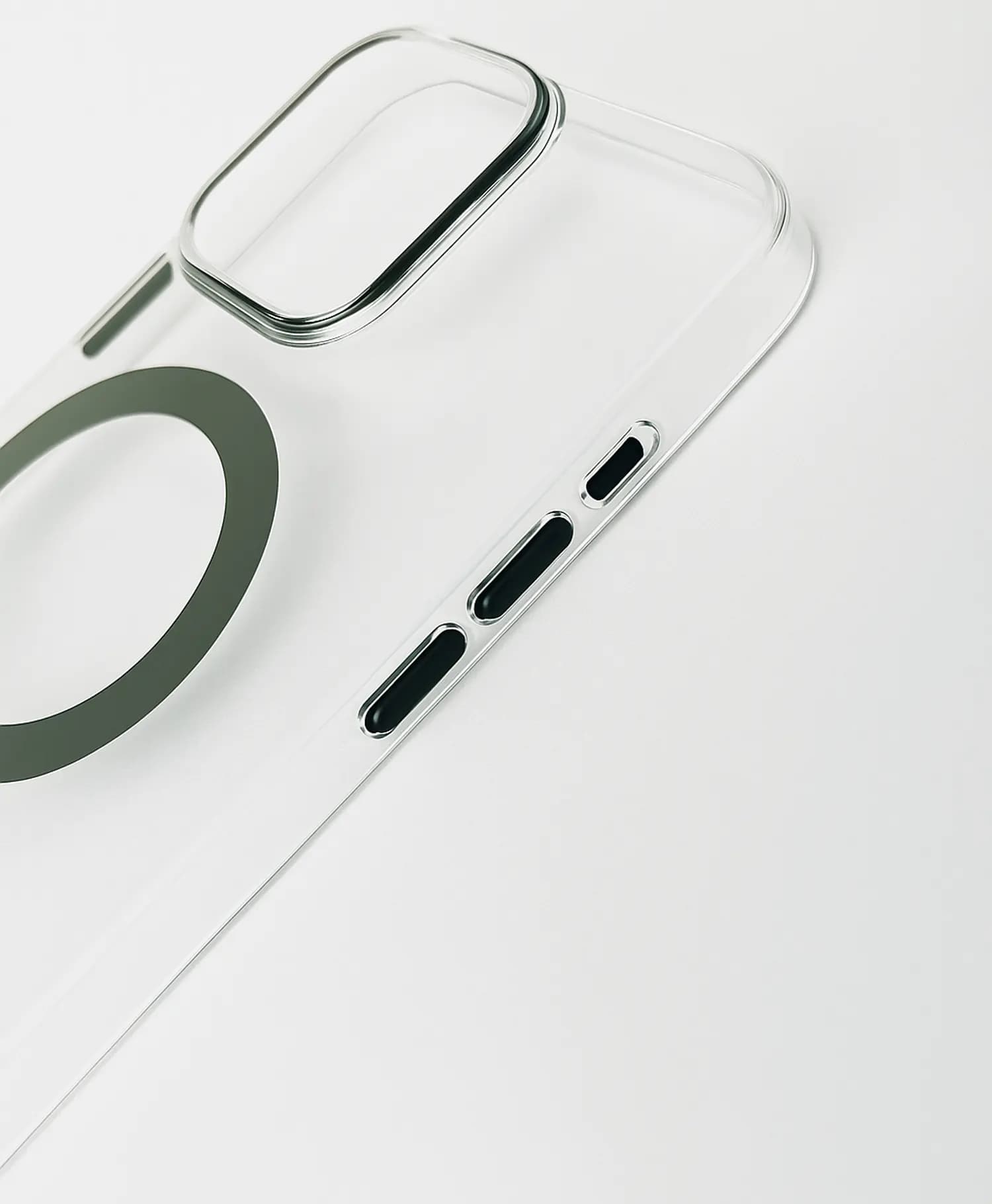 قاب شیشه ای مگسیفدار با بند انگشتی لینکس گوشی آیفون Iphone 16 Pro — تصویر ۲