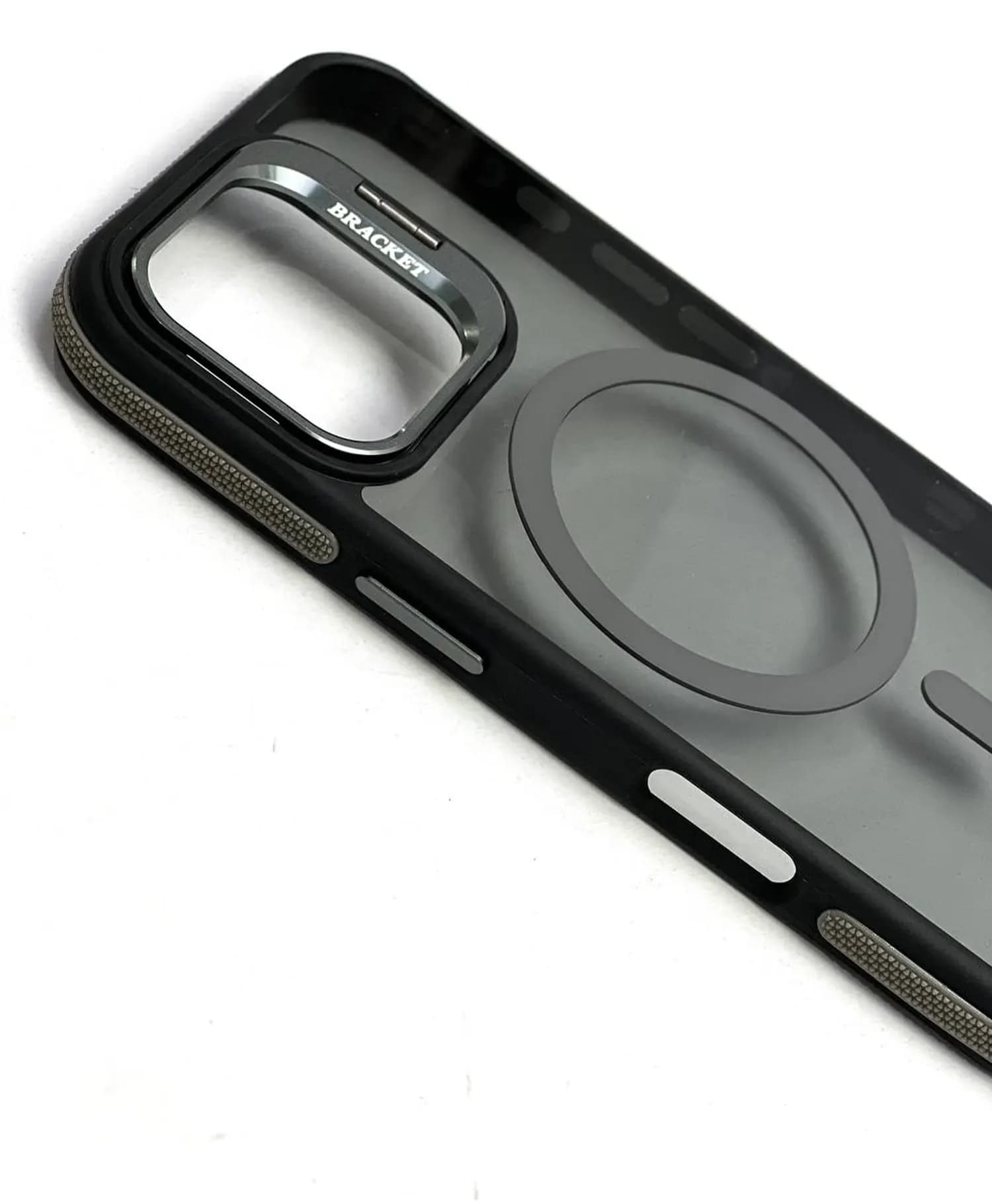 قاب شفاف مگسیفدار استند Bracket گوشی آیفون Iphone 16 — تصویر ۲