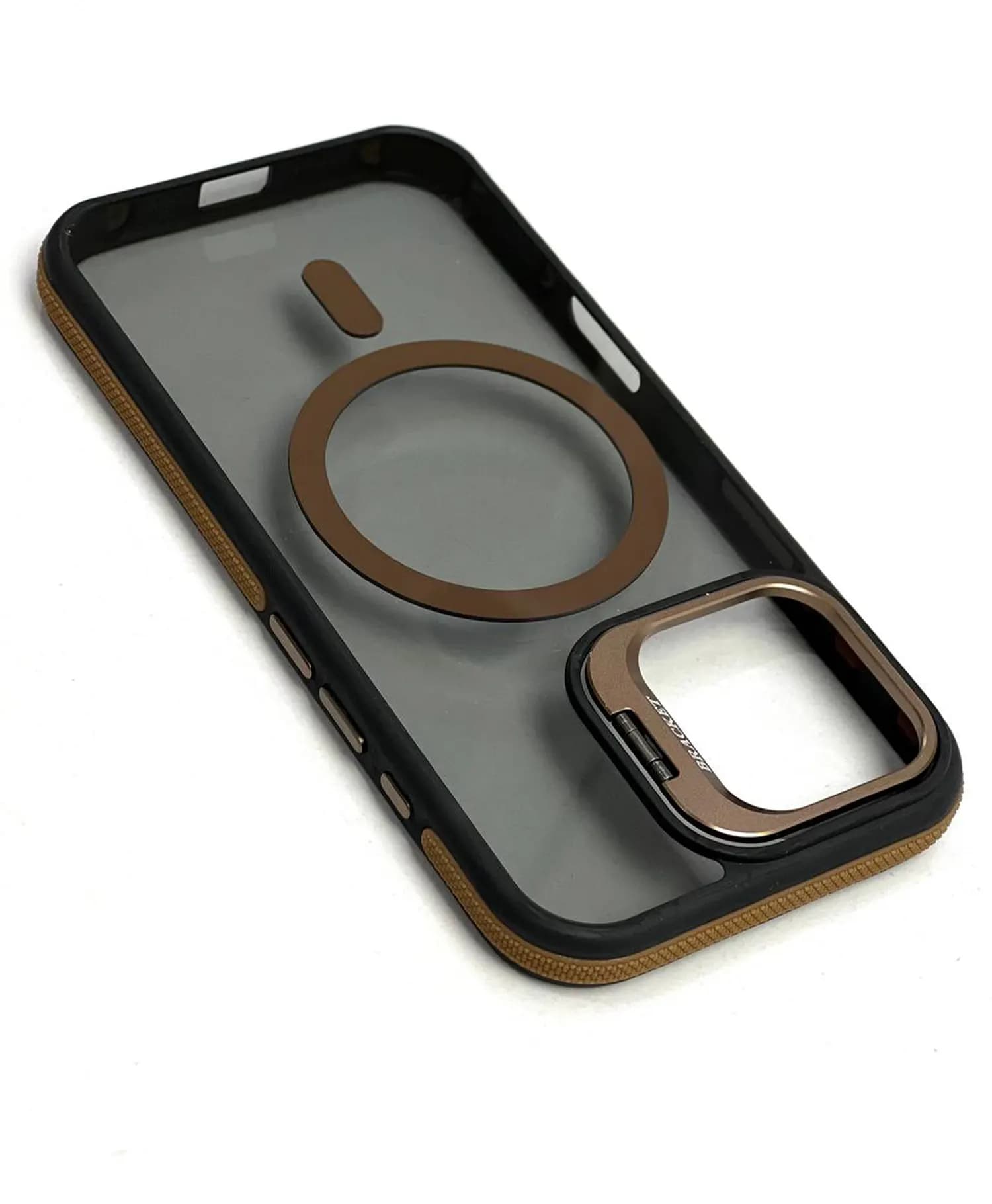 قاب شفاف مگسیفدار استند Bracket گوشی آیفون Iphone 16 — تصویر ۵