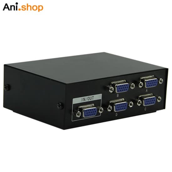 دیتا سوئیچ ۴ پورت VGA (مخصوص کیس وDVR و NVR) کد 851 — تصویر ۲