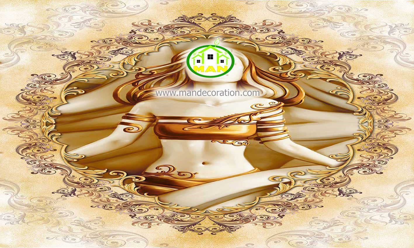 پوستردیواری چهره فرشته و سه بعدی کد 5391