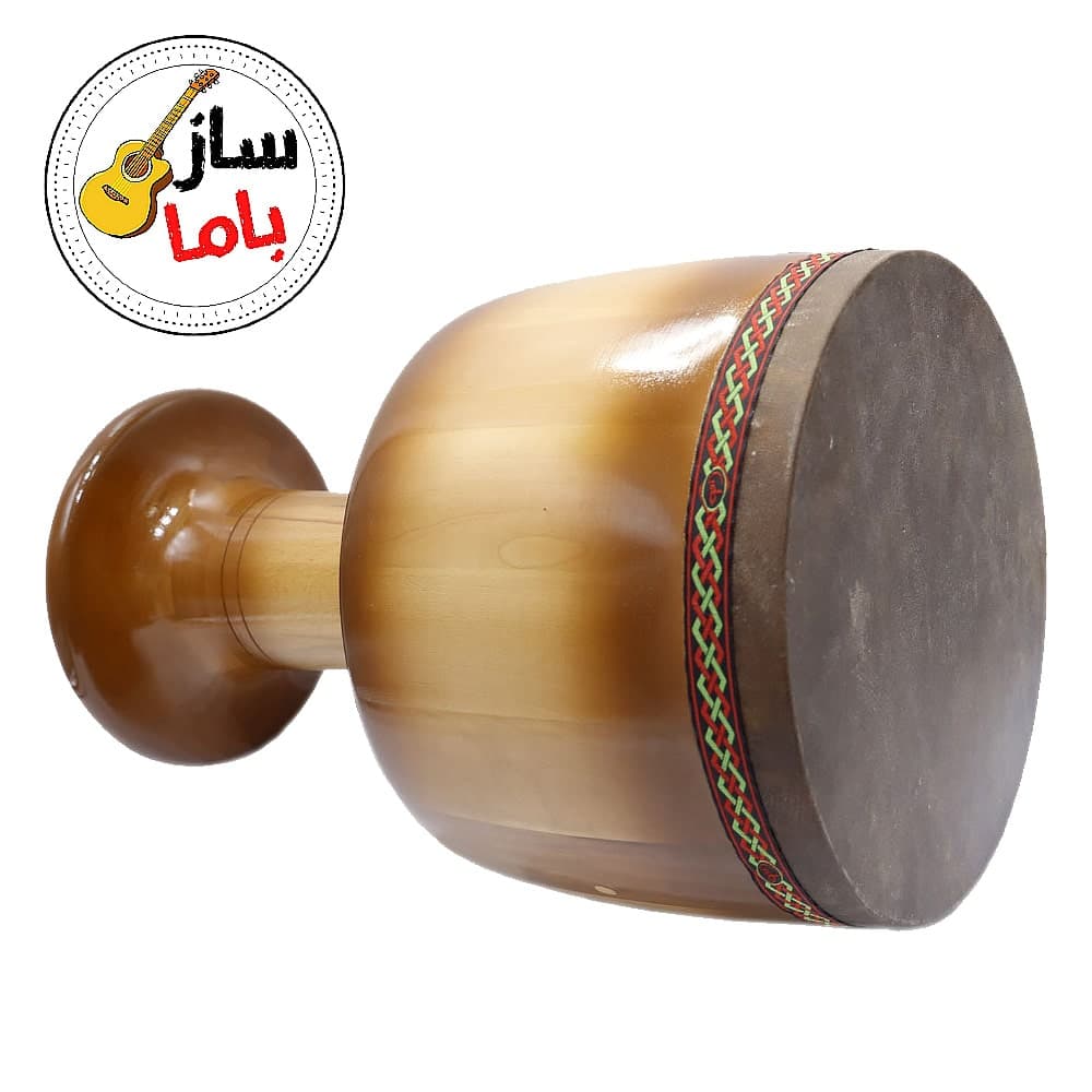 تنبک تک مهر حلمی دهانه بزرگ ترکه ای — تصویر ۸