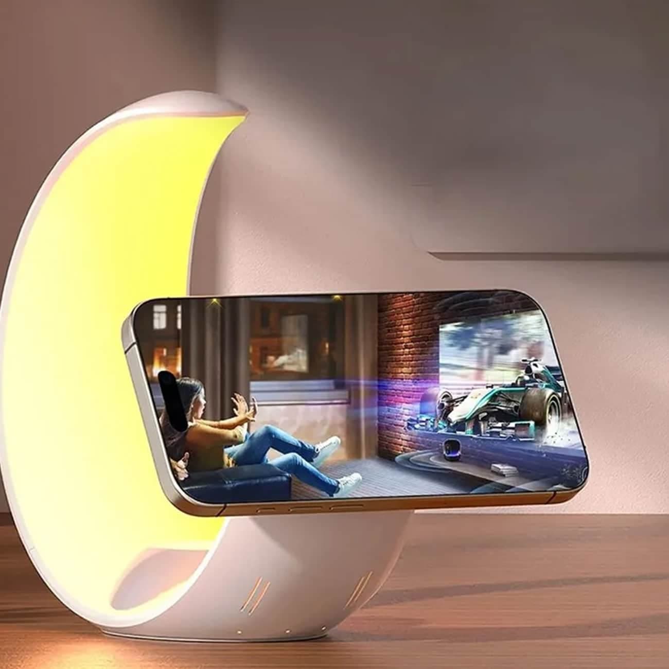 شارژر وایرلس 4 کاره ارلدام Earldom مدل ET-WC55 با توان 15W و نور RGB — تصویر ۸