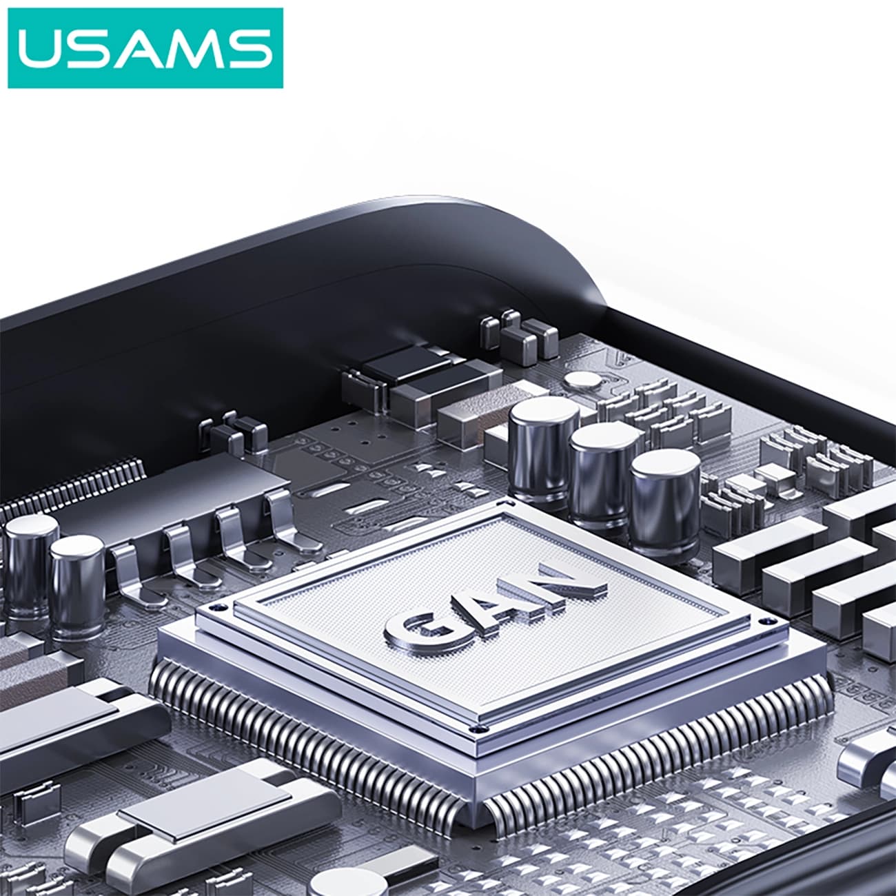 شارژر دیواری 67 وات یوسامز USAMS مدل CC265 سه پورت — تصویر ۸