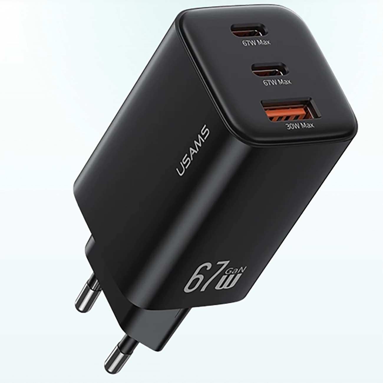 شارژر دیواری 67 وات یوسامز USAMS مدل CC265 سه پورت — تصویر ۶