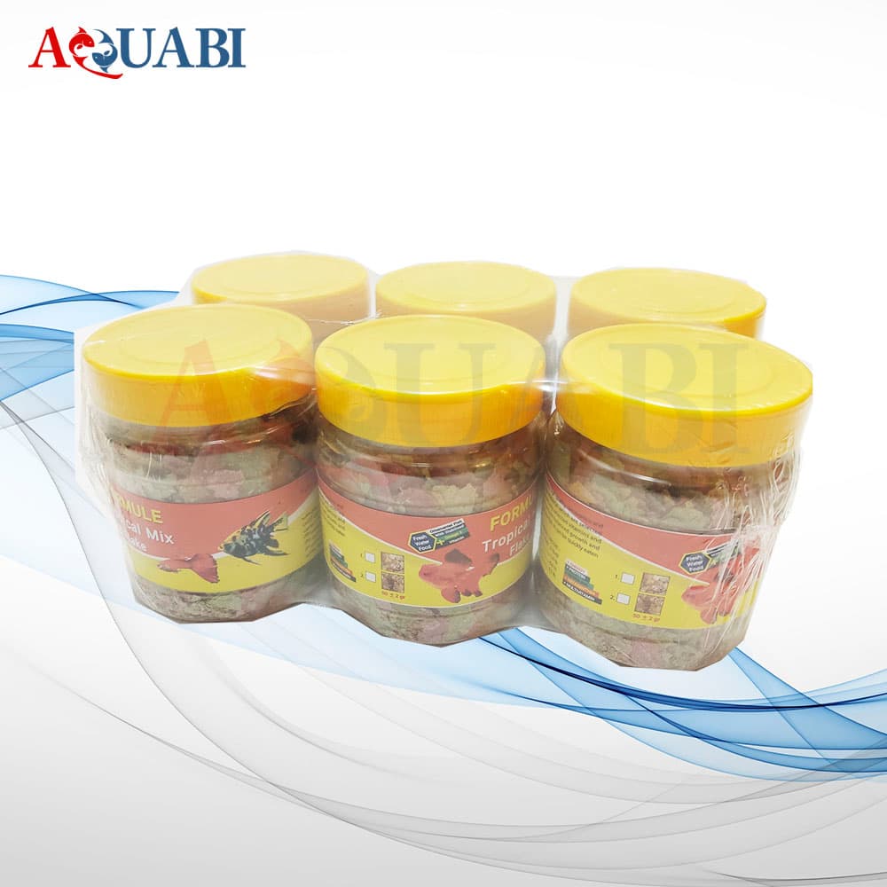 غذای پولکی میکس تقویت رنگ ماهی فرمول — تصویر ۲