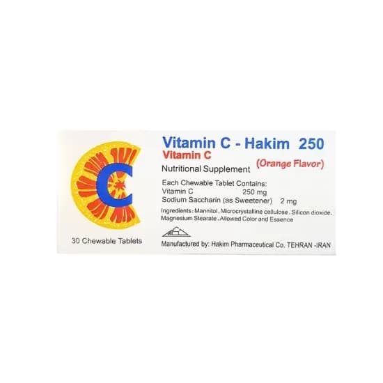 قرص ویتامین C حکیم 250 تعداد 30 عددی