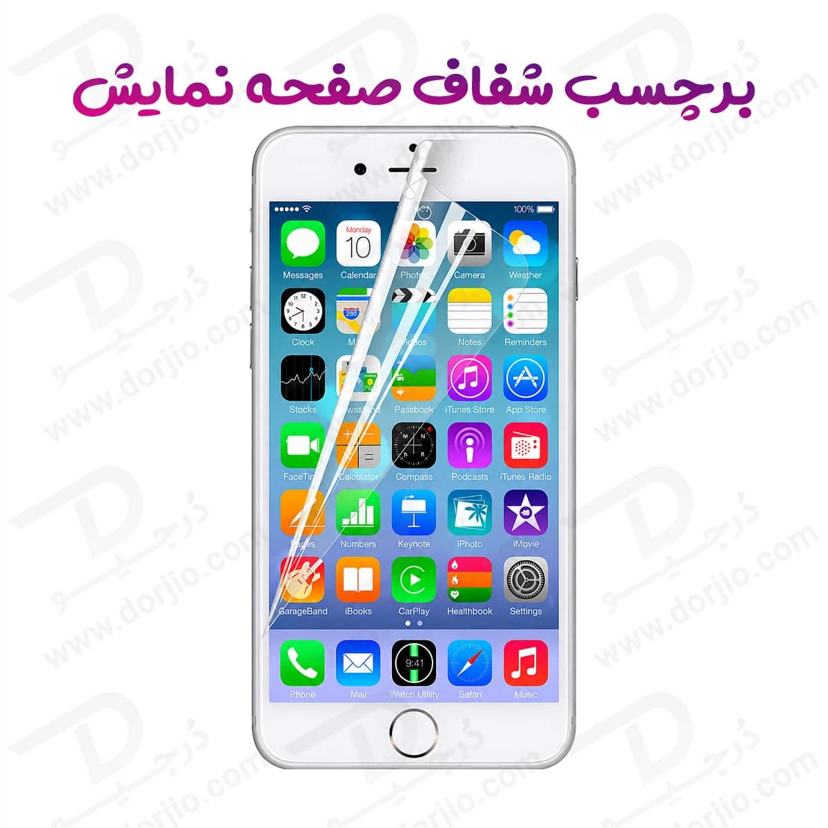 نانو برچسب شفاف صفحه نمایش iPhone 6 Plus