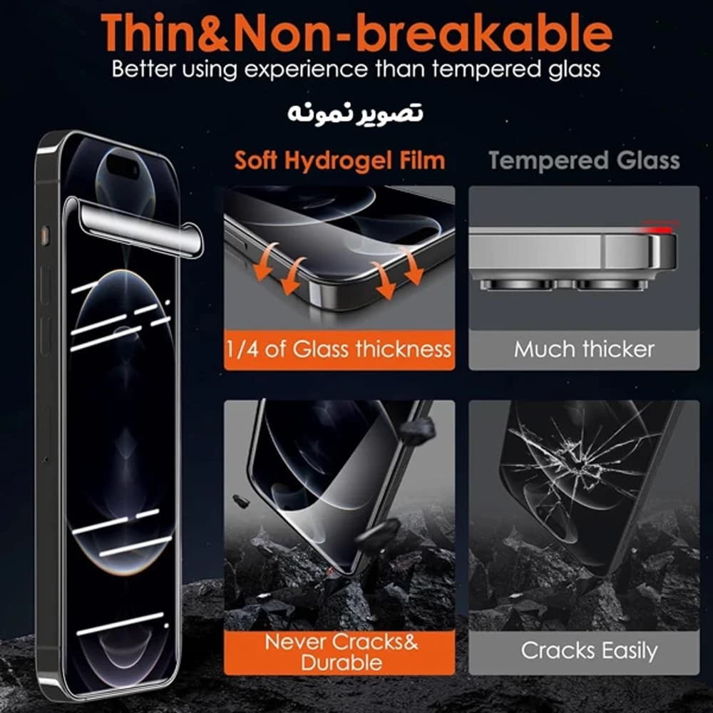نانو برچسب شفاف صفحه نمایش iPhone SE 2022 — تصویر ۷