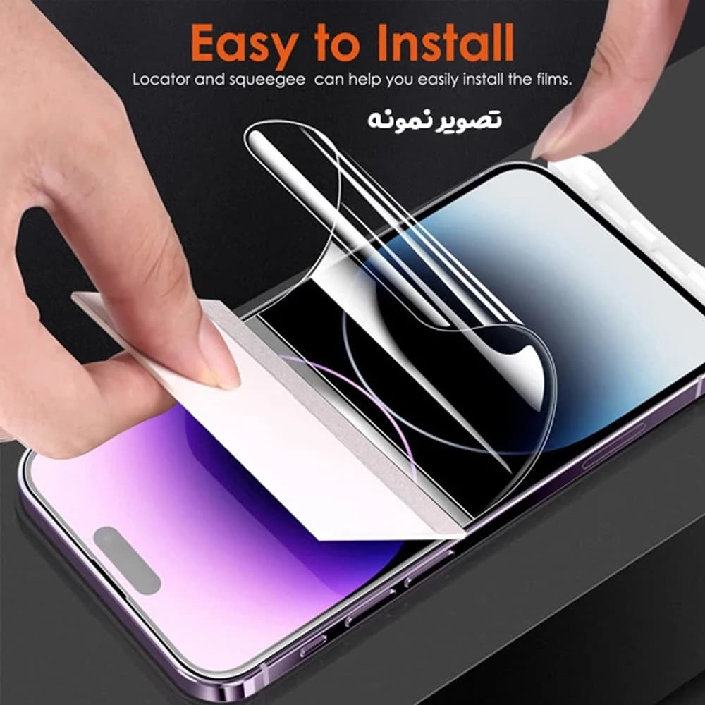 نانو برچسب شفاف صفحه نمایش iPhone SE 2022 — تصویر ۴