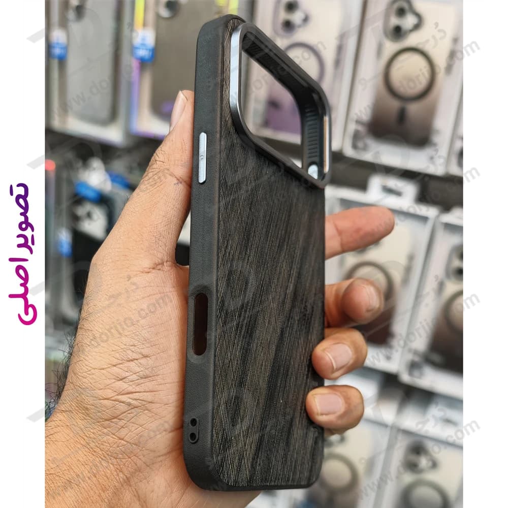 قاب چرمی iPhone 17 Pro مدل J-Case — تصویر ۳
