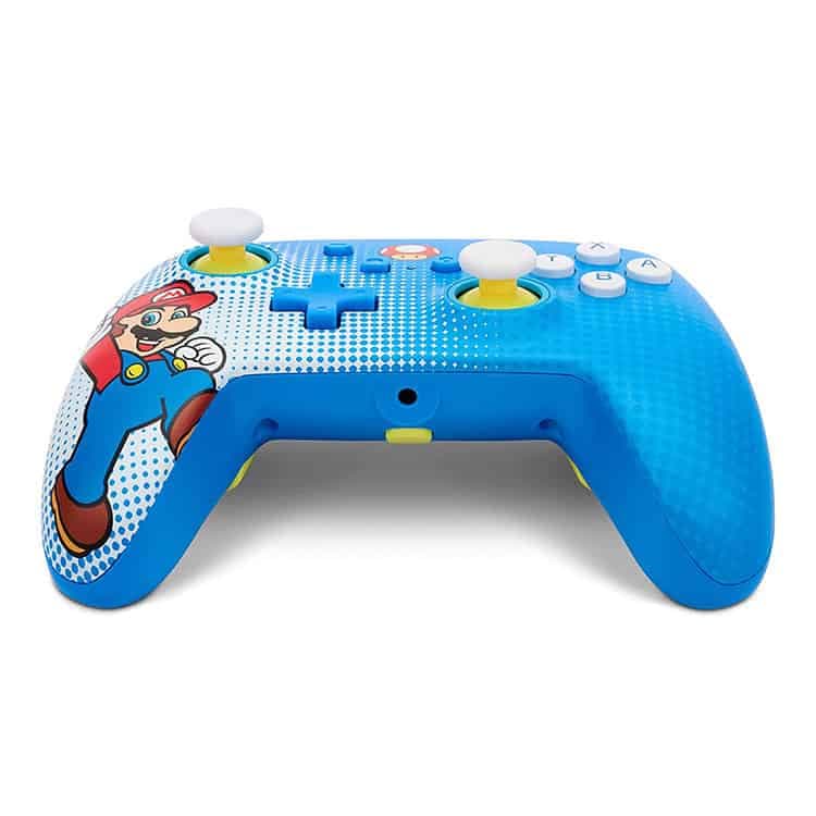 کنترلر با سیم PowerA Enhanced مخصوص Nintendo Switch – طرح Mario Pop Art — تصویر ۶