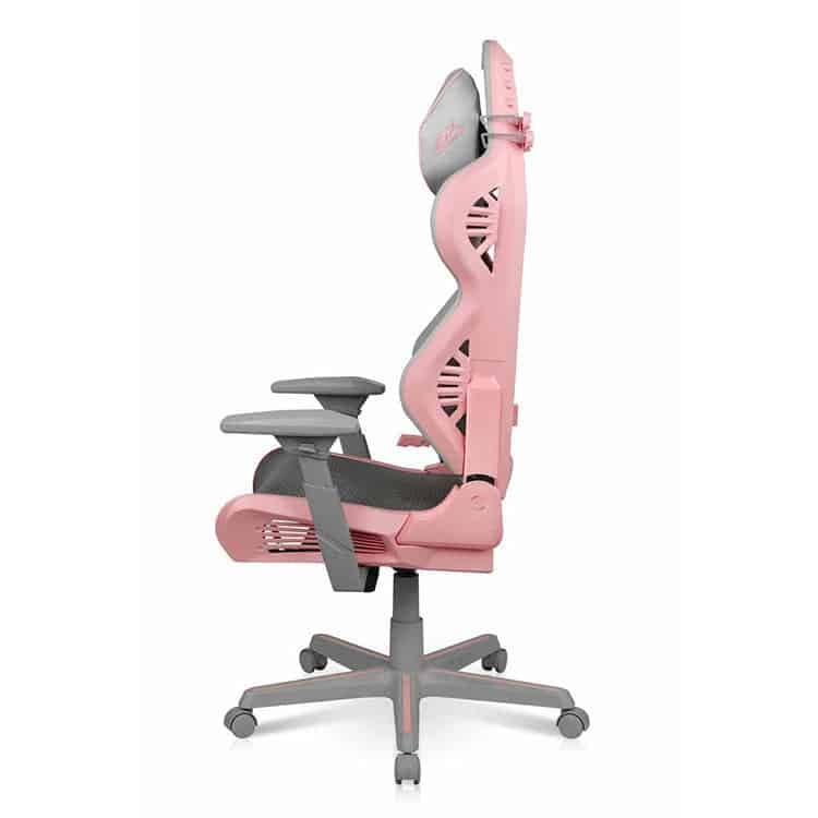 صندلی گیمینگ DXRacer مدل AIR/D7100/GP.G – خاکستری/صورتی — تصویر ۲