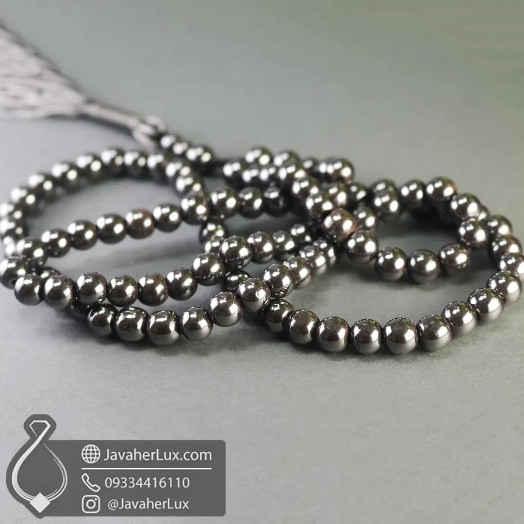 تسبیح حدید صینی 101 دانه مدل اردیان _ کد : 500008 — تصویر ۲