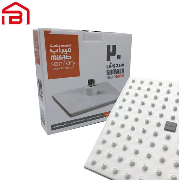 سردوش کروم 20 ساده میراب — تصویر ۳