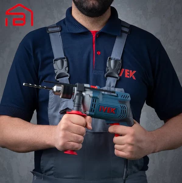 دریل نیم تنه فلزی ایوک مدل K7319 — تصویر ۳