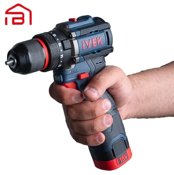 دریل شارژی براشلس چکشی 16 ولت ایوک مدل K7226B — تصویر ۲