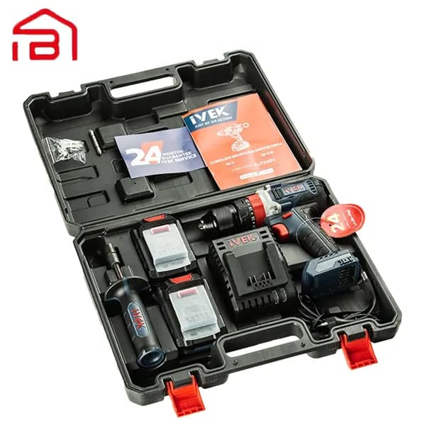دریل پیچ گوشتی شارژی لیتیوم 20 ولت براشلس ایوک مدل K7220v — تصویر ۳