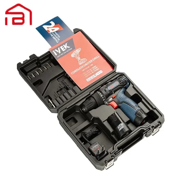 دریل پیچ گوشتی شارژی لیتیوم 12 ولت ایوک مدل K7212v — تصویر ۳