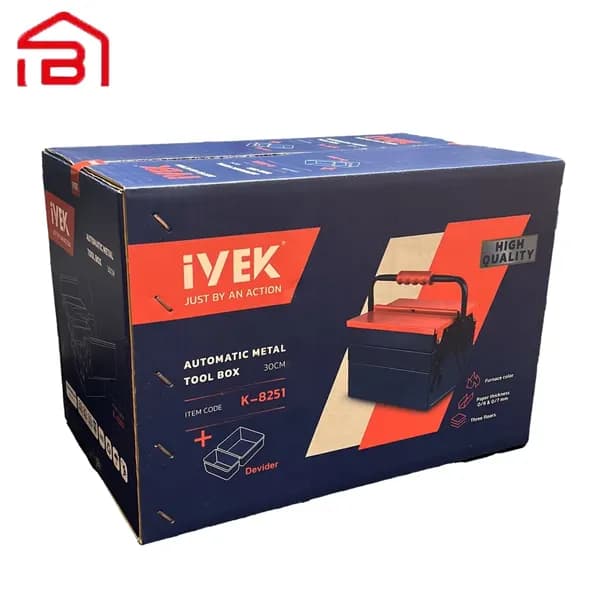 جعبه ابزار فلزی 303 اتوماتیک ایوک مدل K8251 — تصویر ۵