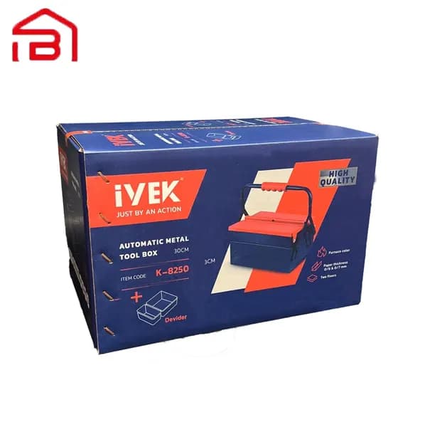 جعبه ابزار فلزی 302 اتوماتیک ایوک مدل K8250 — تصویر ۴